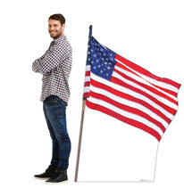 Load image into Gallery viewer, American Flag Cardboard Cutout - AT TEN Distribution
