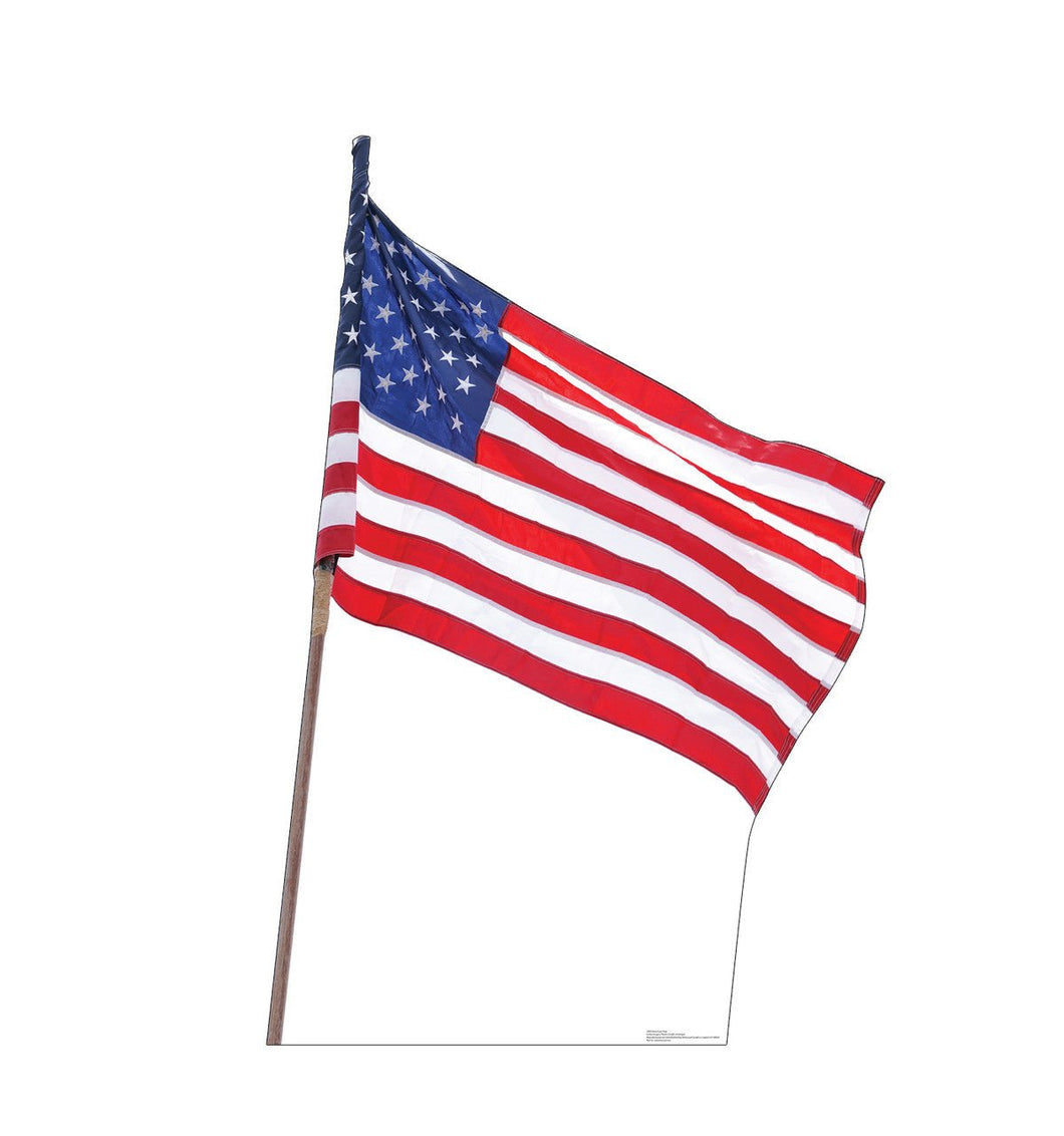 American Flag Cardboard Cutout - AT TEN Distribution
