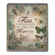 ArtFuzz Faith Is Being Sure Ca50X60 Tapestry Throw 50X60 - AT TEN Distribution