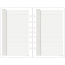 Load image into Gallery viewer, AT - A - GLANCE Day Runner Lined NotePad Pages, 87275 DAY - TIMER, Refill, Loose - Leaf, Undated, for Planner, 5 - 1/2&quot; x 8 - 1/2&quot;, Size 4, 32 Sheets/Pack (031 - 3) - AT TEN Distribution
