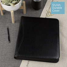 Load image into Gallery viewer, AT - A - GLANCE Faux Leather Undated Starter Set, 7 - Ring, 8 - 1/2&quot; x 11&quot;, Folio Size, Black (038 - 0240 - 05) - AT TEN Distribution
