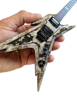 Axe Heaven Dimebag Darrell Dean Razorback Mini Guitar - Rust Razorback Guitar Collectible Model - AT TEN Distribution