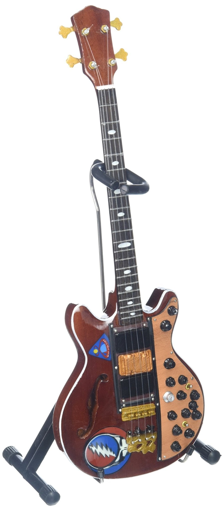 AXE HEAVEN Phil Lesh Steal Your Face Bass Mini Guitar Replica - AT TEN Distribution