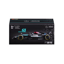 Load image into Gallery viewer, Bburago 1:43 2024 Race Mercedes W15 with Helmet, Russell 63 - AT TEN Distribution
