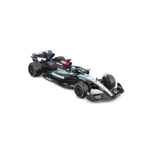 Load image into Gallery viewer, Bburago 1:43 2024 Race Mercedes W15 with Helmet, Russell 63 - AT TEN Distribution

