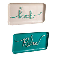 Beach/Relax Metal Wall Art Signs - AT TEN Distribution