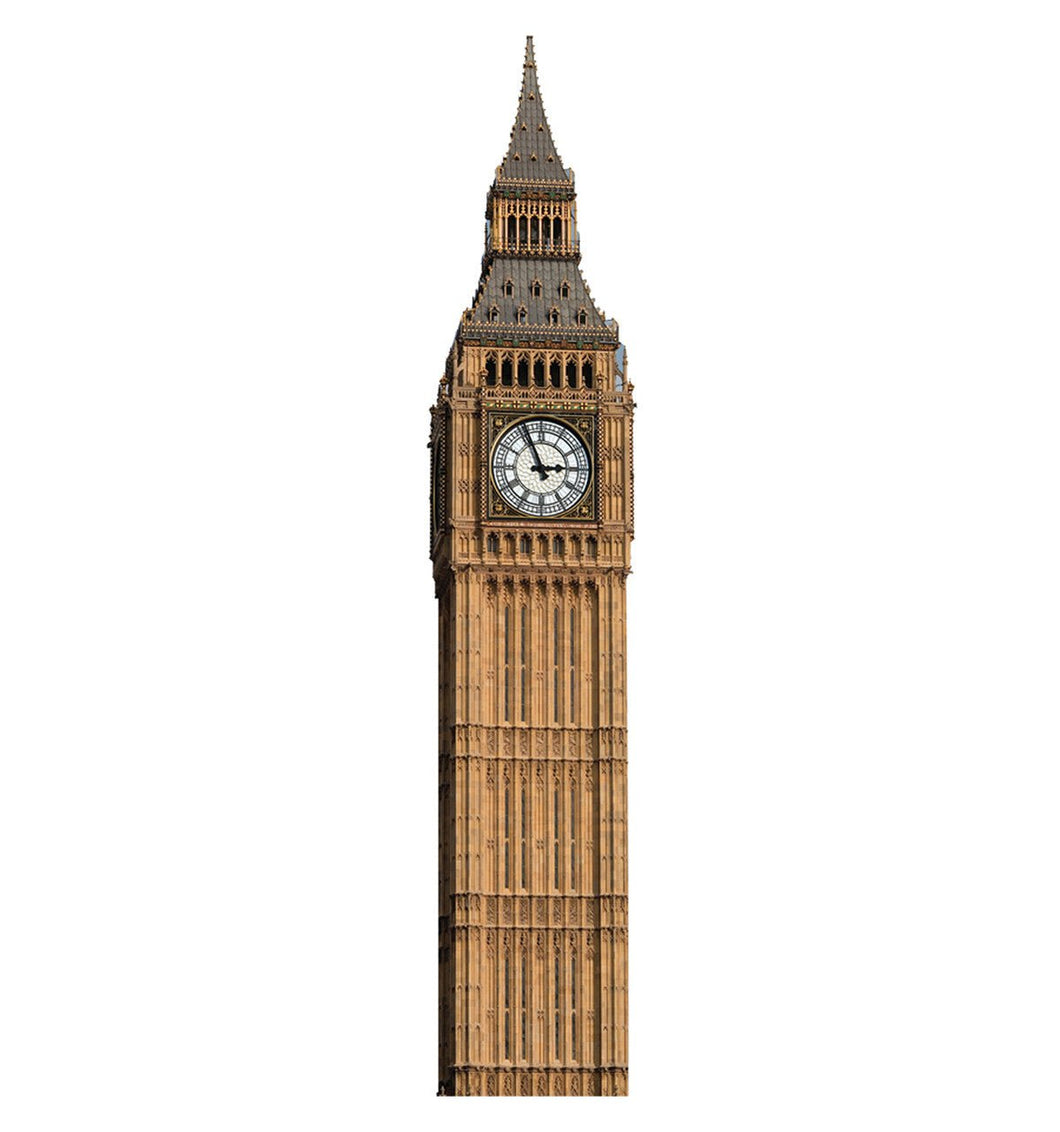 Big Ben Clock Tower Cardboard Cutout - AT TEN Distribution