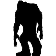 Bigfoot Big Foot 87in Extra Large Silhouette Cardboard Cutout Standee Standup - AT TEN Distribution