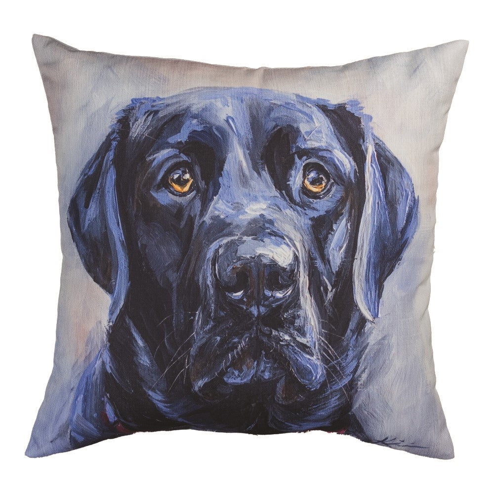 Black Lab Climaweave Pillow 18