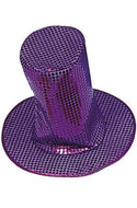 Blue Sequin Disco Hat 8