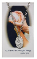 Boys St. Christopher Baseball Medal with Prayer Card - AT TEN Distribution
