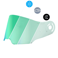 C6 SHIELD OUTER (PINLOCK 120 READY) - PHOTOCHROMIC GREEN - AT TEN Distribution