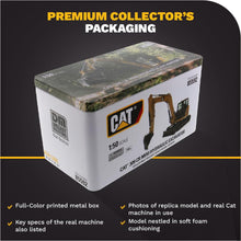 Load image into Gallery viewer, CAT Caterpillar 309 CR Next Generation Mini Hydraulic Excavator with Work Tools and Operator High Line Series 1/50 Diecast Model by Diecast Masters 85592 - AT TEN Distribution
