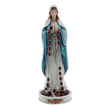 Load image into Gallery viewer, CB Praying Our Lady of Grace The Virgin Mary Rosary Holder Statue Figurine, 8 Inch - AT TEN Distribution
