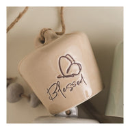 Ceramic Bell - Sand - Blessed (Small) - AT TEN Distribution
