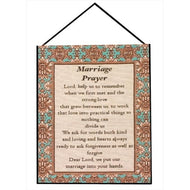 Charlotte Home Furnishings WW - 8860 - 12390 Marriage Prayer Bannerette Fine Art Tapestry - AT TEN Distribution