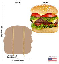 Load image into Gallery viewer, Cheeseburger Cardboard Standee - AT TEN Distribution
