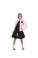 Child Letterman Jacket Pink L - AT TEN Distribution