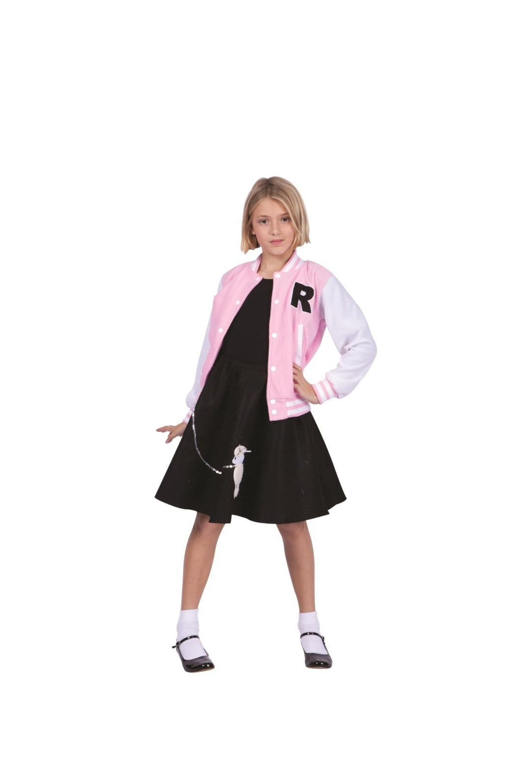 Child Letterman Jacket Pink S - AT TEN Distribution