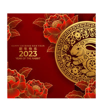 Load image into Gallery viewer, Chinese Year of the Rabbit Life - size Cardboard Backdrop - AT TEN Distribution
