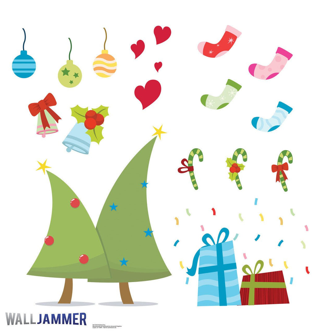 Christmas Fun Walljammer Decal - WJ1159 - AT TEN Distribution