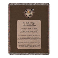 Coal Miner'S Prayer Tapestry Throw 50X60 Woven Throw - AT TEN Distribution