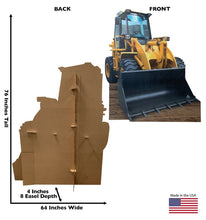 Load image into Gallery viewer, Construction Front Loader Cardboard Cutout - AT TEN Distribution
