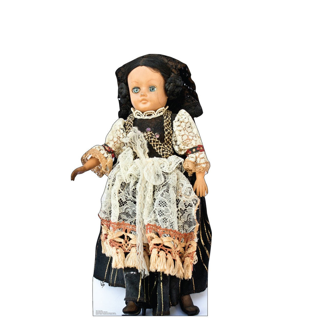 Creepy Doll Cardboard Cutout - AT TEN Distribution