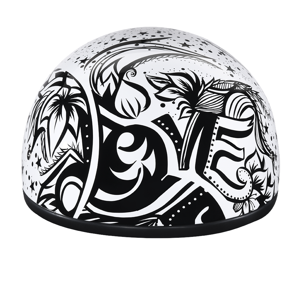 D.O.T. DAYTONA SKULL CAP- W/ LOVESEE- XL