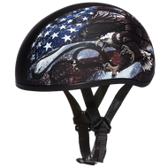 D.O.T. DAYTONA SKULL CAP- W/ USA- XS