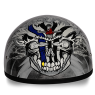 D.O.T. DAYTONA SKULL CAP- W/ THUNDER- S