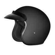 D.O.T. DAYTONA CRUISER- DULL BLACK- 2XS