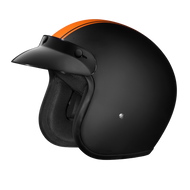 D.O.T. DAYTONA CRUISER- W/ ORANGE PIN STRIPE- XL