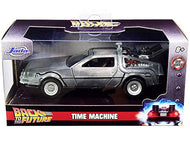 Delorean DMC Time Machine, Back to The Future I - Jada Toys 32185 - 1/32 Scale Diecast Model Toy Car - AT TEN Distribution