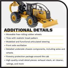Load image into Gallery viewer, Diecast Masters 1/50 Caterpillar 555D Wheel Skidder - High Line Series 85932 - AT TEN Distribution
