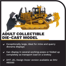 Load image into Gallery viewer, Diecast Masters 1:50 Scale Caterpillar D11T CD Carrydozer | High Line Series Cat Trucks &amp; Construction Equipment Model 85567 - AT TEN Distribution
