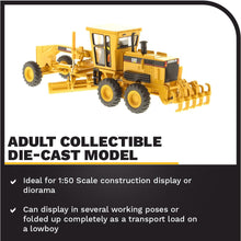 Load image into Gallery viewer, Diecast Masters 1/50th Caterpillar 140H Motor Grader 85030 - AT TEN Distribution
