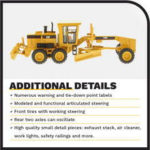 Load image into Gallery viewer, Diecast Masters 1/50th Caterpillar 140H Motor Grader 85030 - AT TEN Distribution
