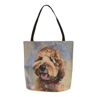 Doodle 18 inch printed tote - AT TEN Distribution