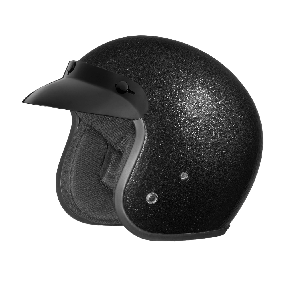 D.O.T. DAYTONA CRUISER - BLACK METAL FLAKE - XS - AT TEN Distribution