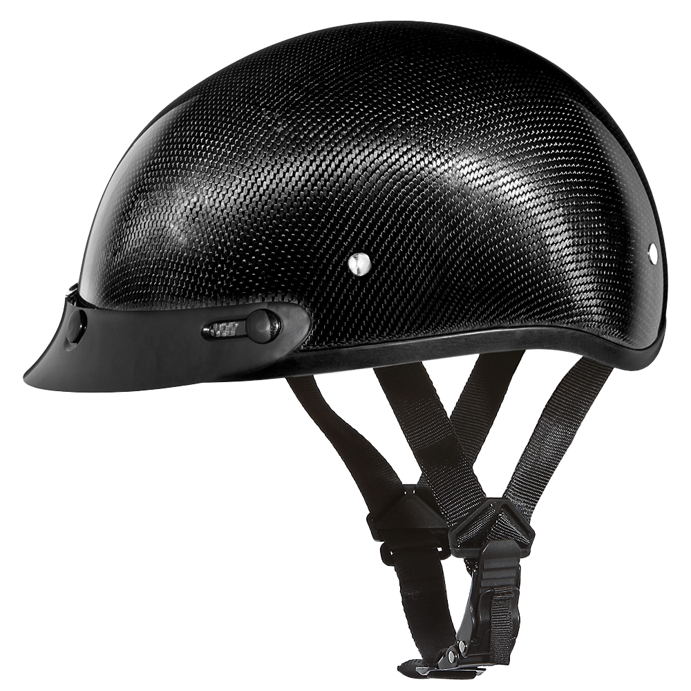 D.O.T. DAYTONA SKULL CAP - GREY CARBON FIBER - 4XL - AT TEN Distribution