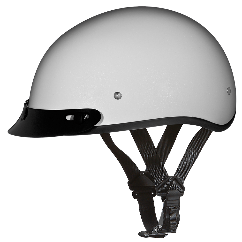 D.O.T. DAYTONA SKULL CAP - PEARL WHITE - 2XL - AT TEN Distribution