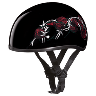 D.O.T. DAYTONA SKULL CAP - W/ BARBED ROSES - 2XS - AT TEN Distribution
