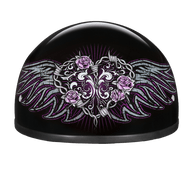 D.O.T. DAYTONA SKULL CAP - W/ BARBED WIRE HEART - S - AT TEN Distribution