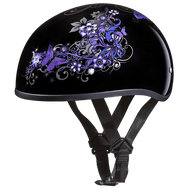 D.O.T. DAYTONA SKULL CAP - W/ BUTTERFLY - XL - AT TEN Distribution