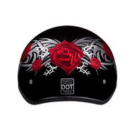 D.O.T. DAYTONA SKULL CAP - W/ ROSE - XL - AT TEN Distribution