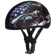 D.O.T. DAYTONA SKULL CAP - W/ USA - L - AT TEN Distribution