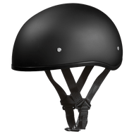 D.O.T. DAYTONA SKULL CAP W/O VISOR - DULL BLACK - S - AT TEN Distribution