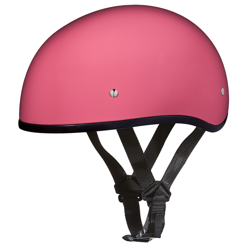 D.O.T. DAYTONA SKULL CAP W/O VISOR - HI - GLOSS PINK - L - AT TEN Distribution