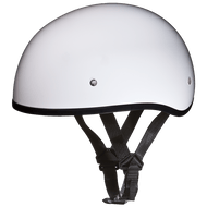 D.O.T. DAYTONA SKULL CAP W/O VISOR - HI - GLOSS WHITE - L - AT TEN Distribution